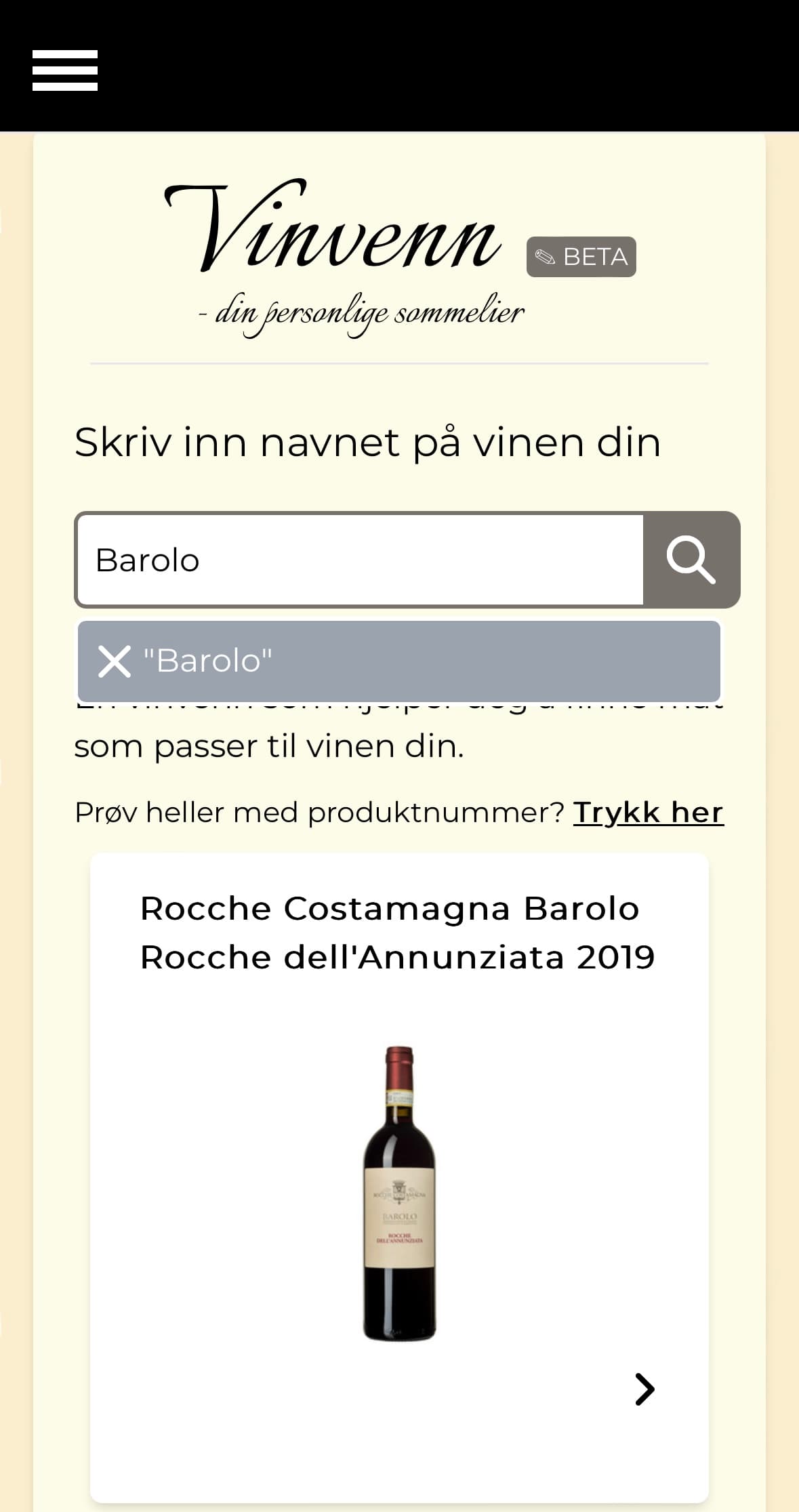 Visning av landingsside